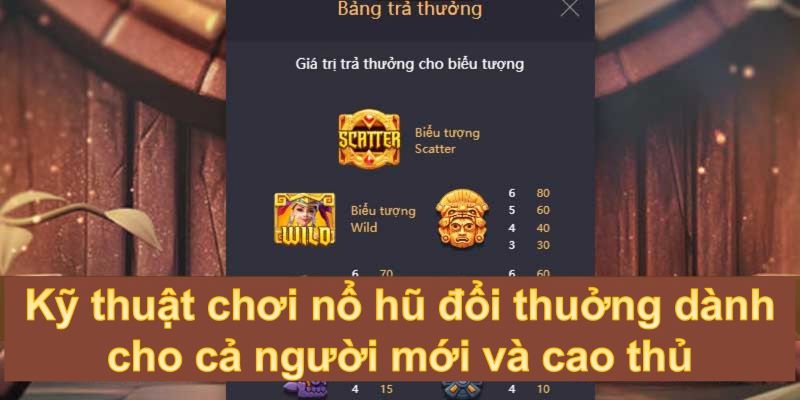 Các kỹ thuật chơi nổ hũ đổi thưởng dành cho cả người mới và cao thủ